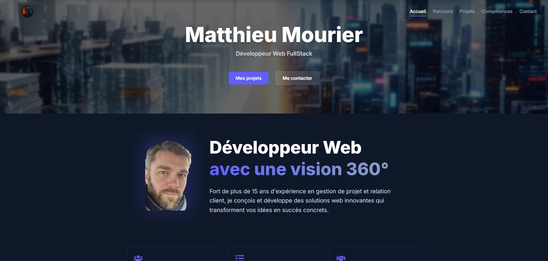 Image du projet Mon Portfolio